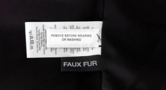 OTHER TRIMS REQUIREMENT (4) Faux Fur Label All FAUX FUR styles should include a Faux Fur Label Item#