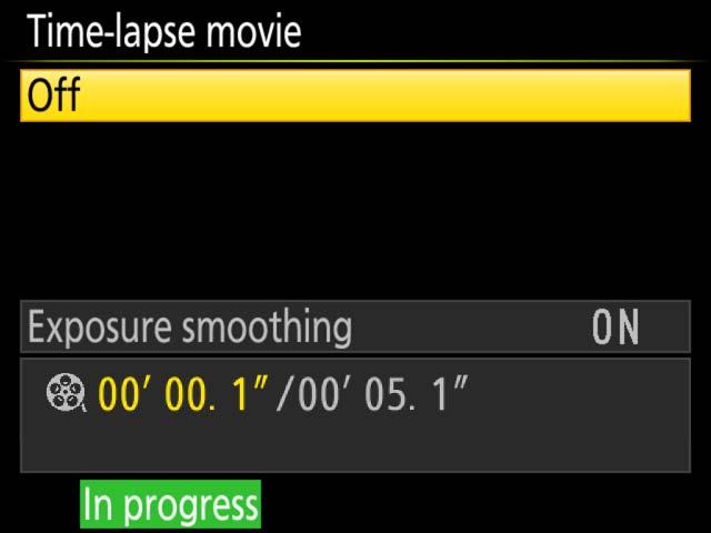 Time-Lapse Movie Techniques, Continued Extending the Metering System s Lower Limit Enabling both exposure smoothing and silent photography extends the lower limit of the exposure metering system