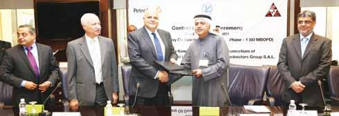 Hashem signed the contract on behalf of KOC while Petrofac s CEO of Engineering, Construction, Operations and Maintenance, Marwan