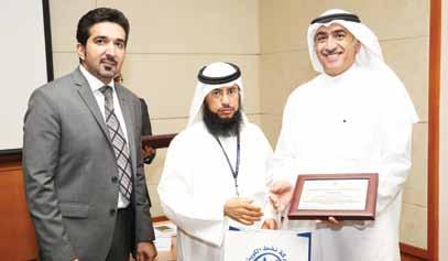 Ahmadi Projects Group Acting Manager Ahmed Al-Fenaini honored the participants at the conclusion of the workshop.