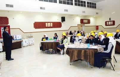 7 Water Handling Team Conducts Awareness Lecture At Al-Rawdha High School for Girls The Water Handling Team (S&EK) recently conducted an awareness session at Al-Rawdha High School for Girls that