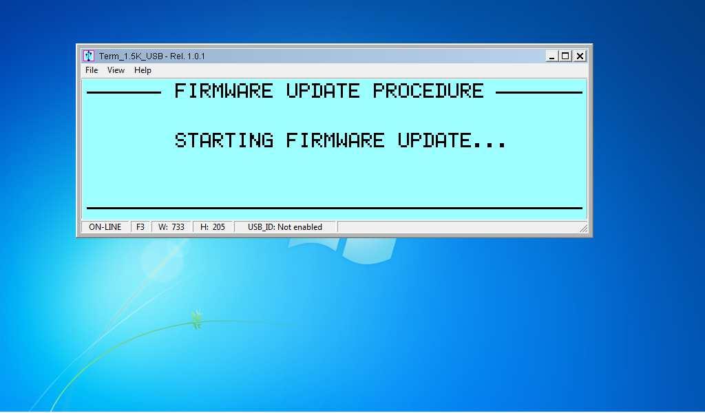 The main steps of firmware update procedure are below: 1.