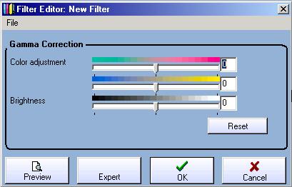 Build a filter using L*a*b values of new spot color 3. Build a filter using the Filter buttons.