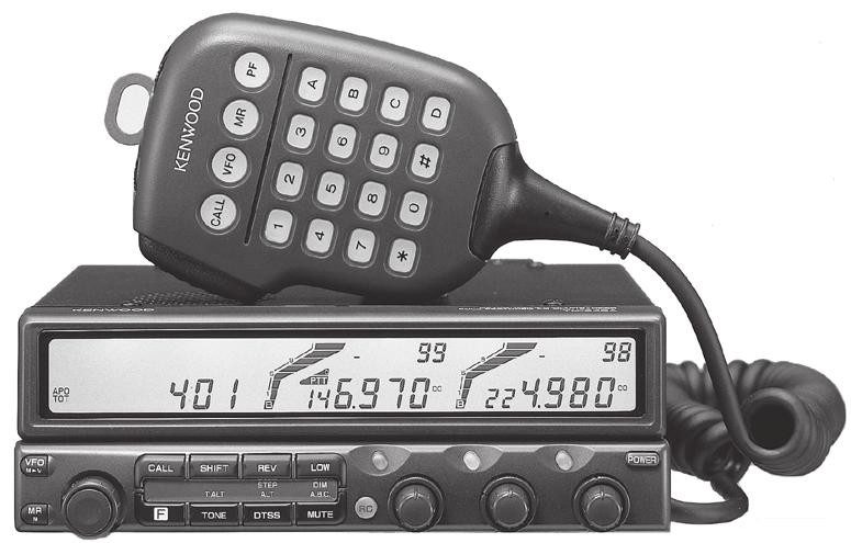 1000 Memories Memory Names Multi-Scan Priority Scan DTMF Hand Mic Amber/Green LCD Auto Power Off Time-Out Timer Adv. Intercept Pt. PL Decode/Encode Dimmer Packet 1200/9600 Din Wideband Rx.