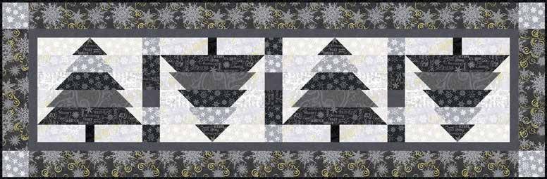 UPDATED ON SEPTEMBER 15, 2017 Tree Table Runner A Free Project Sheet NOT FOR RESALE Featuring fabrics from the Crystal Palace collection by Whimsies and Wishes for Fabric Requirements (A) 2213 99.