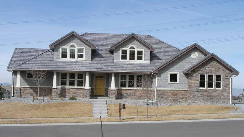 Shingle Building masses toward the center of the home with the upper story appearing lighter, with less bulk, than the lower story One, one-and-a-half, and two-story building masses oftentimes used