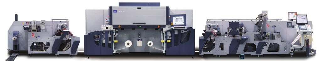The maximum production capacity corresponds to 1,485 m2 per hour at a print resolution of 1,200 x 1,200 dpi.