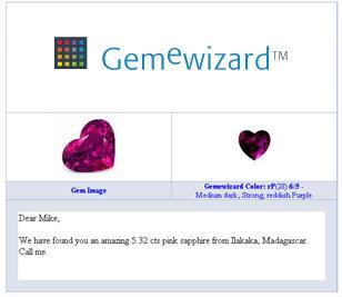 Click the "Send Email" button located below "your selected image". The Gememail popup screen will appear.