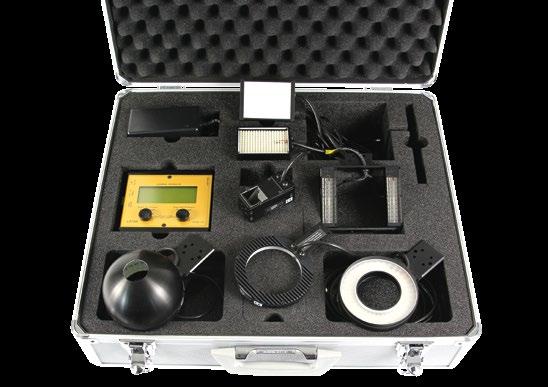 Demo/Laboratory Lighting Kit Different environmental conditions for machine vision applications can often make the choice of suitable lighting difficult.