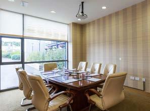 following sizes and capacities: MEETING ROOM