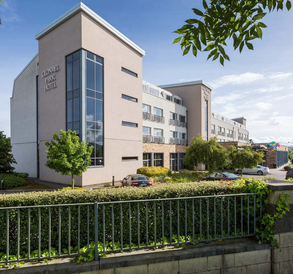 MODERN PURPOSE BUILT FOUR STAR HOTEL THE CLONMEL PARK HOTEL IS A MODERN PURPOSE BUILT PREMISES WHICH CONSISTS OF A FOUR STOREY, 99 GUESTROOM HOTEL WITH A SWIMMING POOL AND TWO STOREY LEISURE CENTRE