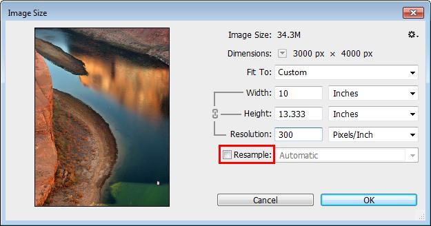 Resizing Images Resolution (ppi = pixels per inch or dpi = dots per inch) refers to the quality of an image.