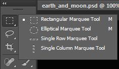 Figure 12 Options Bar When the Type Tool is Selected To zoom in or out of an image: 1. Click the earth_and_moon.psd tab in the Document window to activate the file (see Figure 13).