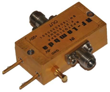 9W Power Amplifier 26.2GHz~34GHz High output power > +39.