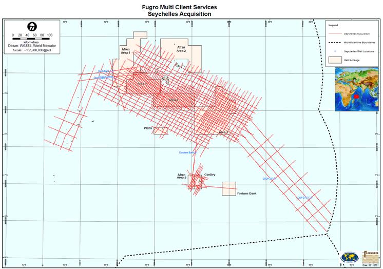 Unlocking the Seychelles : Fugro 2D Seismic The acquisition and interpretation of the Fugro Multi-client 2D seismic survey was the key catalyst for change. WHL Energy cornerstone client for survey.