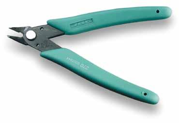 Shears and Tweezers for the electronics of the shears: - Scissors type cutting action, makes the cutting easier and with a great smoothness.