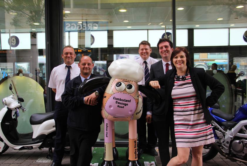 First West of England donated five pence from every 8 family bus ticket sold during the trail and engaged staff by taking part in Wrong Trousers Day and their very own Tank