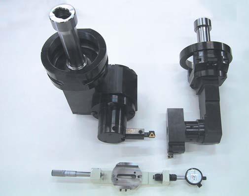 Spindle adapters allow various tools to be used on F80S machines.