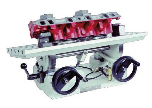 Designed for fast, universal clamping for minimum one cut surfacing.