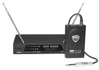 ENCORE 200 VHF Bass Wireless Microphone System Nady Wireless Systems are type accepted under FCC rules parts 90, 74 and 15. The device complies with RSS-210 of Industry & Science Canada.