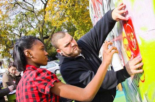 Built unexpected relationships between renters, homeowners, artists, youth, and service providers, increasing community pride and social responsibility.