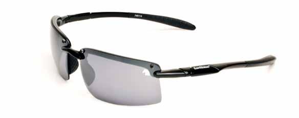 Model SHP603 Polarized Eyewear - Anti glare Model # 746111 Frame - Shiny Black w/black Rubber Stems Lens - Polarized Smoke Blue Mirror Model # 746112 Frame - Shiny Brown w/black Rubber Stems Lens -
