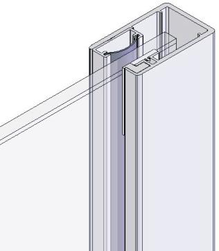 6 Push-in channel can be removed, if necessary, by inserting tool supplied or allen key to pull the channel out at top.