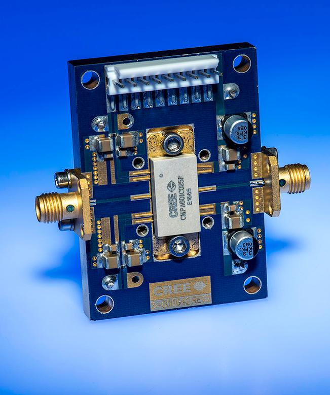 CMPA601C025F-AMP Demonstration Amplifier Circuit Bill of Materials Designator Description Qty C2,C4,C5,C7,C9,C12 CAP,33000PF, 0805,100V, X7R 6 C1,C3,C6,C8,C10,C13 CAP, 1.