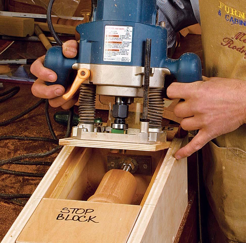 Once each leg has been rough-cut to about 6 in. to the line, gang the legs together with a clamp and clean up the front and back edges with a spokeshave followed by a cabinet scraper.