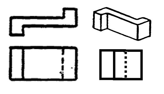 Orthographic Projection (continued) View Placement (continued) The standard practice for the standard view arrangement is to place the top