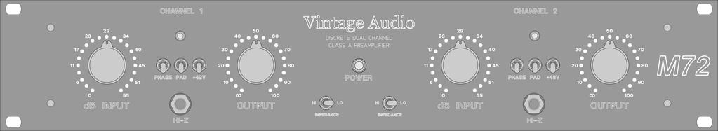 Vintage Audio M72 Dual