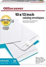 12", White: Catalog Envelopes, 10" x