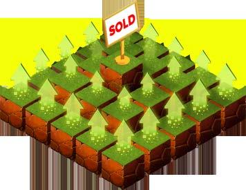 Block of Land A land block is the core game asset.