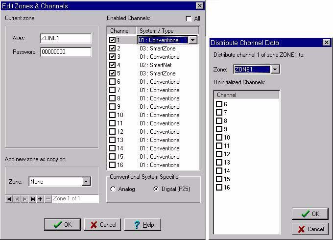 SETTING UP ZONES AND CHANNELS SECTION 6 SETTING UP ZONES AND CHANNELS Double Click Here To Display Screen Below Figure 6-1 Edit Zones and Channels Screen 6.