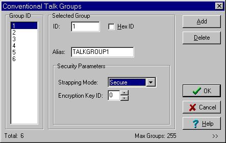 CONVENTIONAL SYSTEMS AND CHANNELS To display this screen, on the Conventional Per System screen, select Call List in the drop-down list and then click the button (see Figure 8-1).