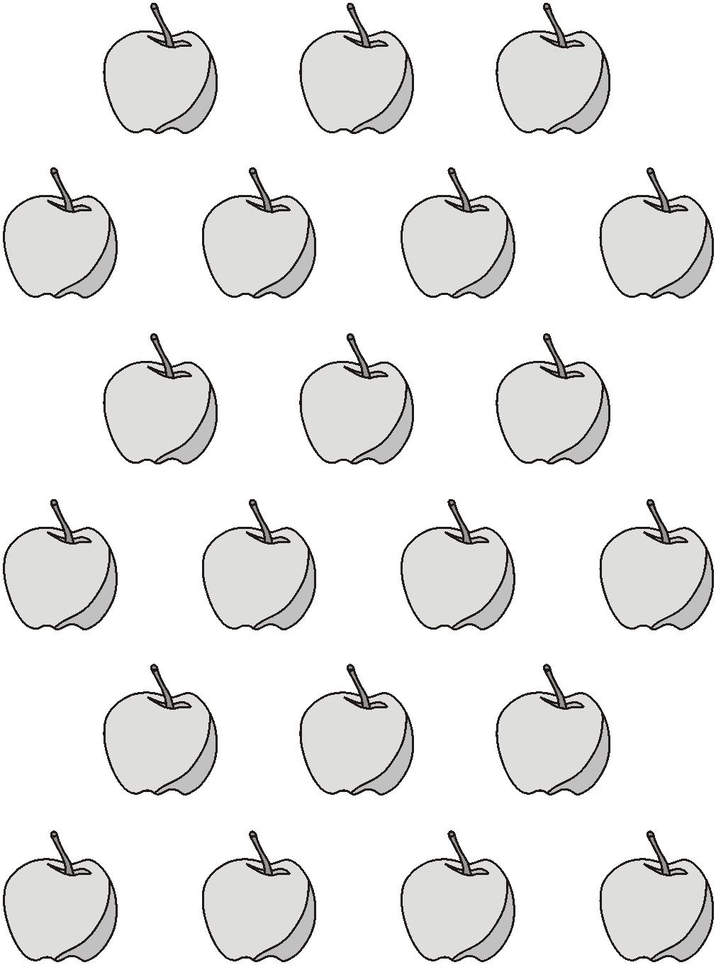 2 Here are 21 apples.