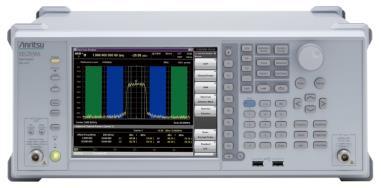 Installing it in the MS269xA/MS2830A measures modulation accuracy, carrier frequency, and