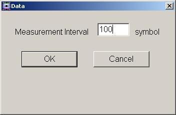 Common Setting (8/12): Data Set the interval for measurement.
