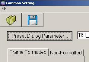 Parameter: Presets parameters for