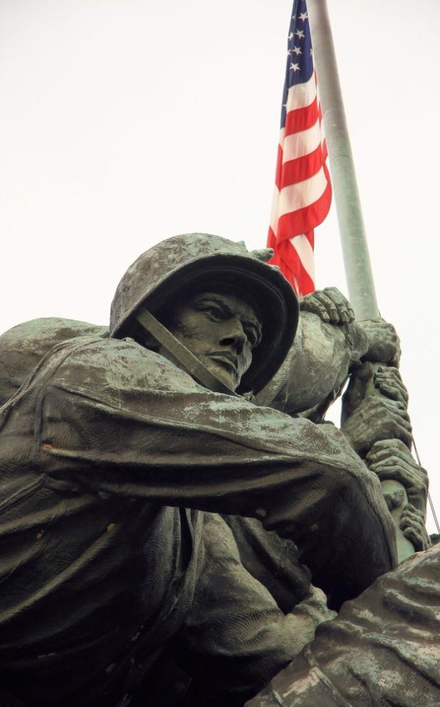 It took him nine years to complete the statue. The memorial honors all members of the United States Marine Corps who died in battle since the American Revolution.
