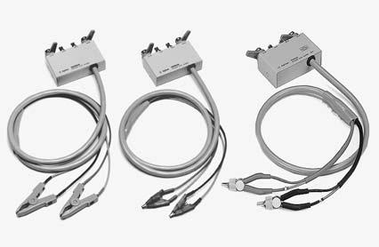 16089A/B/C/D/E clip leads Connector type: A/B/C/E: Kelvin