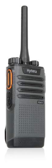 Radio features The size is 112 x 55 x 31mm, weight is 260g (with1500mah battery) Dual mode (Analogue & Digital) 48 selectable channels, 3 zones 12.