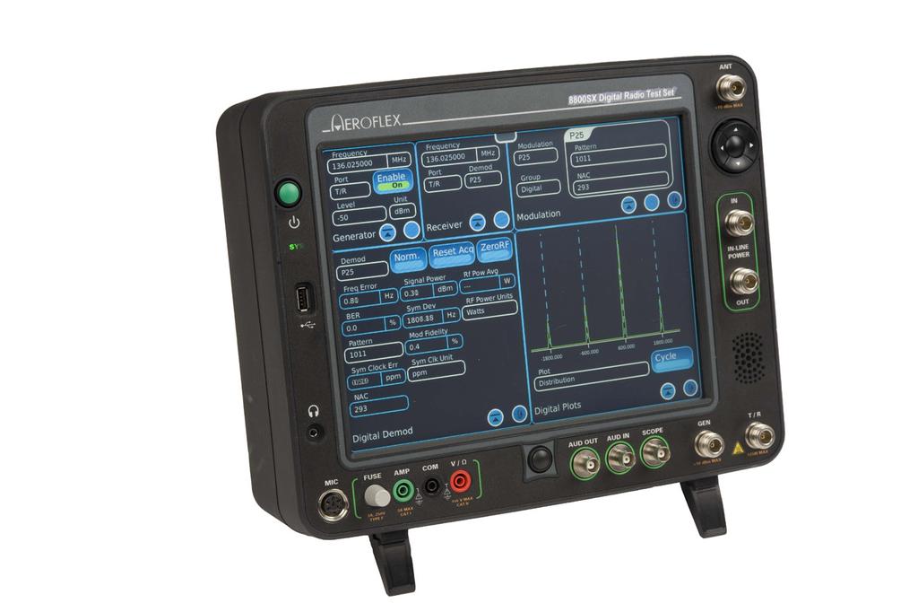8800SX Digital Radio Test Set Data Sheet The most important thing we build is trust Advanced Analog and Digital Radio Test Set for Bench and Field Environments The NEW 8800SX expands upon the