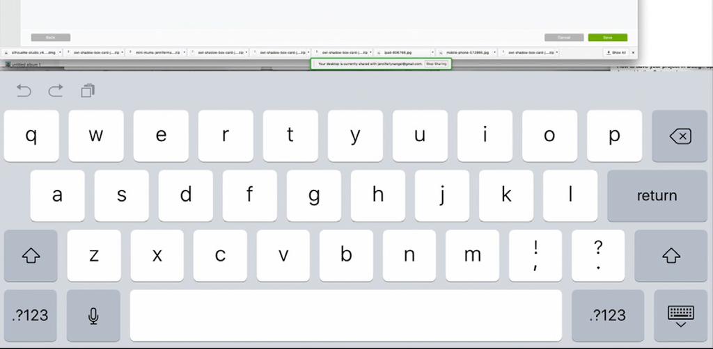 If you click that your keyboard on your ipad comes up and you can put in your tags or whatever you might like.