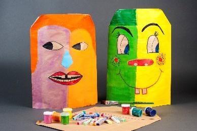 Primary School and Middle School Make Your Mask Talk Like in the work that belongs to the architect, painter and sculptor Juan Navarro Baldeweg s series Figures, we reveal our hidden feelings through
