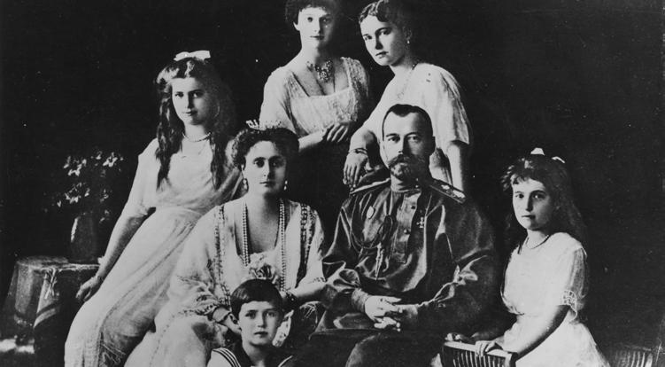 Tsar Nicholas II and his family, c.1914. Photo courtesy of The Bridgeman Art Library.
