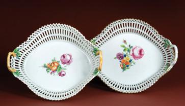 the 18th century, porcelain Salts,