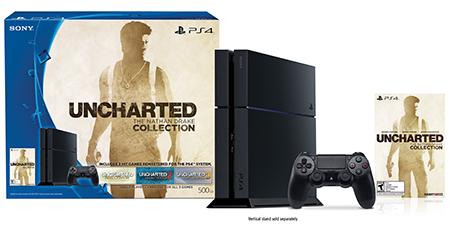 for UNCHARTED: Drake s Fortune, UNCHARTED 2: Among Thieves, and UNCHARTED 3: Drake s Deception, all re-mastered with the power of your PS4 system.