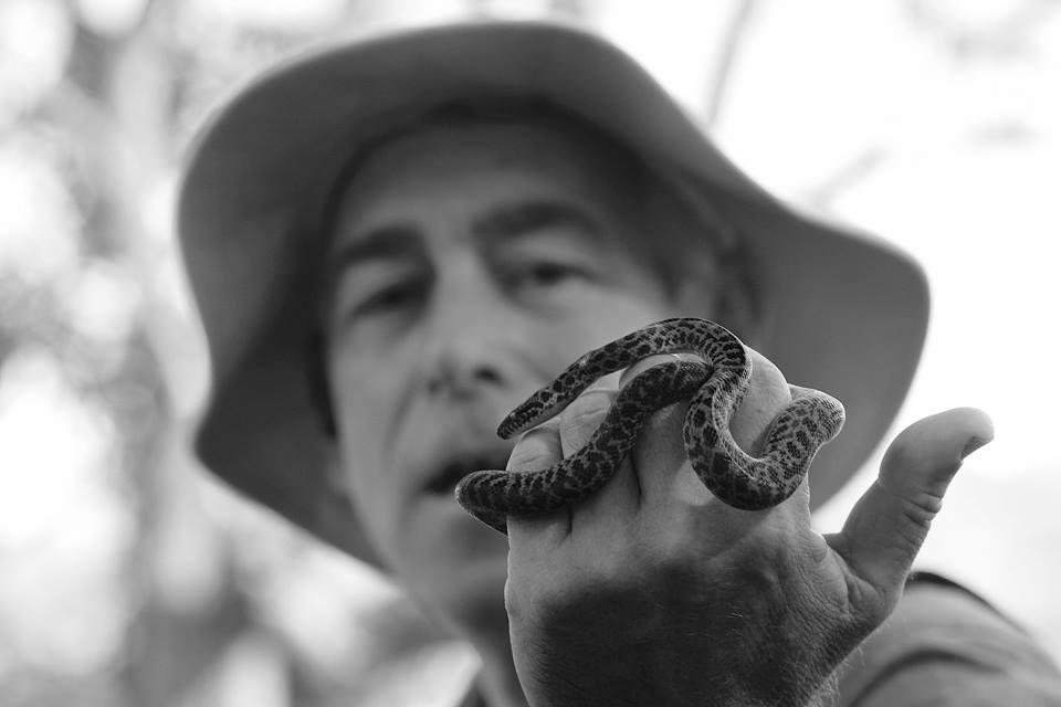 Figure 10: Survey leader with whip snake 1.