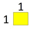 Conceptual Examples of Prime and Composite Numbers (continued): 6- In order to figure out if this number is prime or composite, we think of all the different rectangles we can create with 6 tiles,